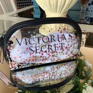 Victoria's Secret Pretty Clear Sequin Bag